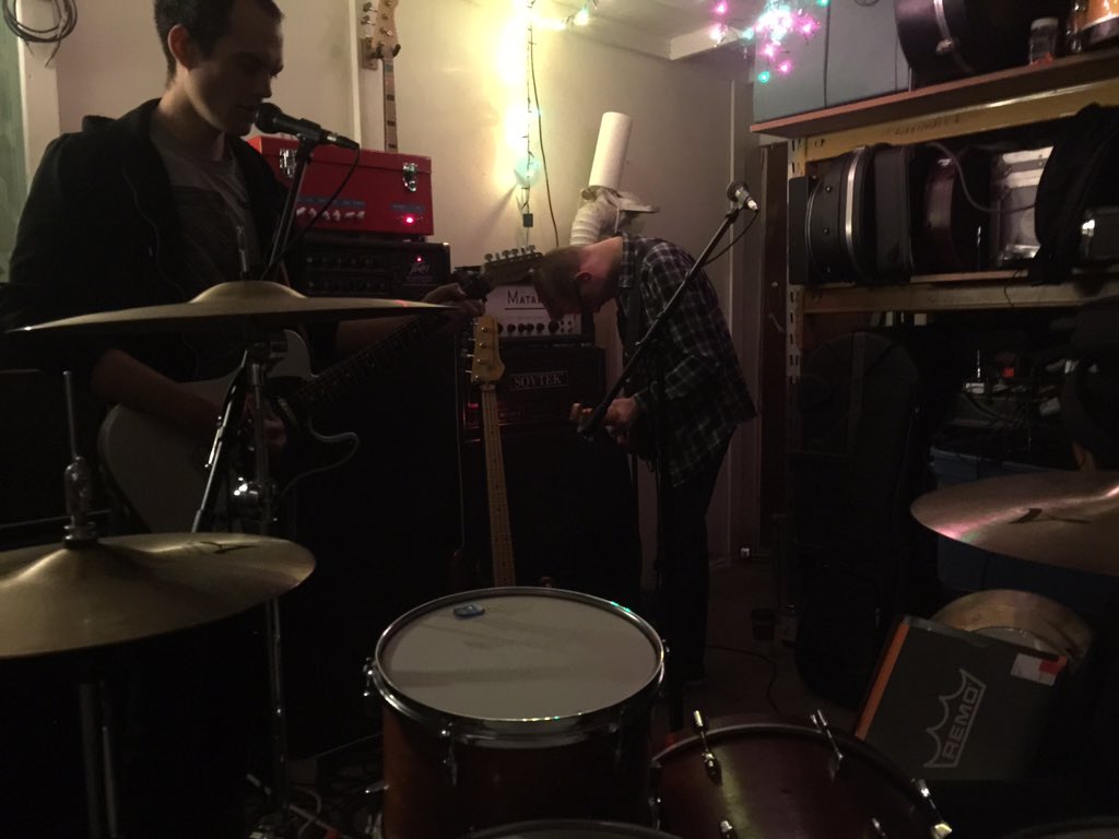 Back to work getting ready for our EP release show at <a href="/sheastadiumbk/">Shea Stadium</a> #brooklyn
