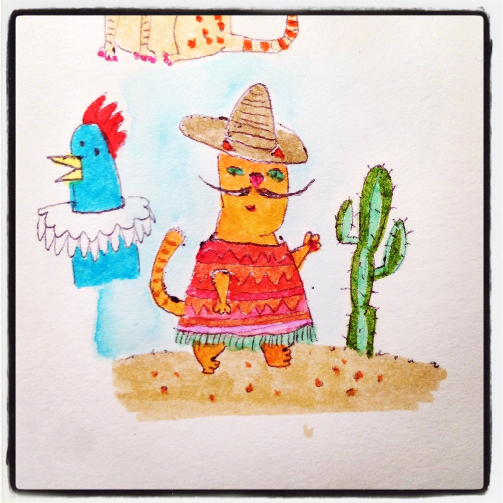 neildavison1969's tweet photo. Hi @RWhitechurch @carlacourier @cintyamonicae @georgywalks you all earn a #newfollowerdrawing gift - Mexican cat https://t.co/kphZ2434bs