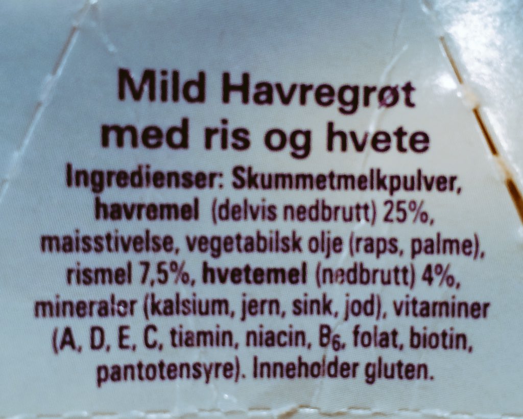 keliesen's tweet photo. Sjokkert over at @NestleBarnmat bruker #palmeolje i sin babygrøt. Ikke i tråd med slagordet "en god start". #fail https://t.co/aWkUIl4eDP