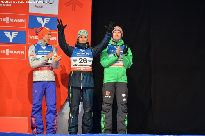 Newsskijumping's tweet photo. Hands up for Noriaki Kasai!
43 years old and a 240.5 meters flight!
New personal best!
@Newsskijumping #Kulm2016 https://t.co/QAuZI2tZPq