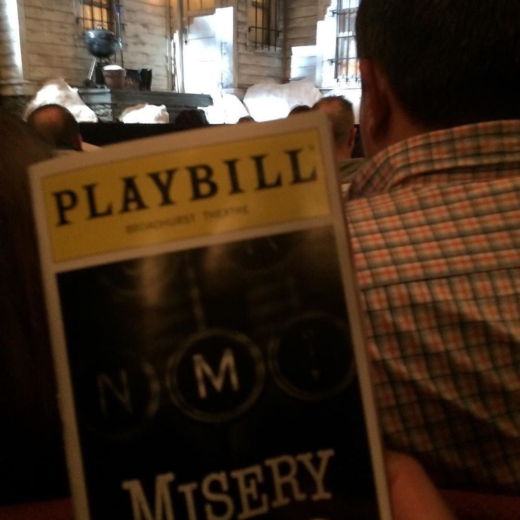 jtillhuman's tweet photo. This just happened! My brother's first #Broadway show! #miserybroadway #ProgramShot @miser… https://t.co/ZLxmIqDcuG https://t.co/GaWEQQcBpc