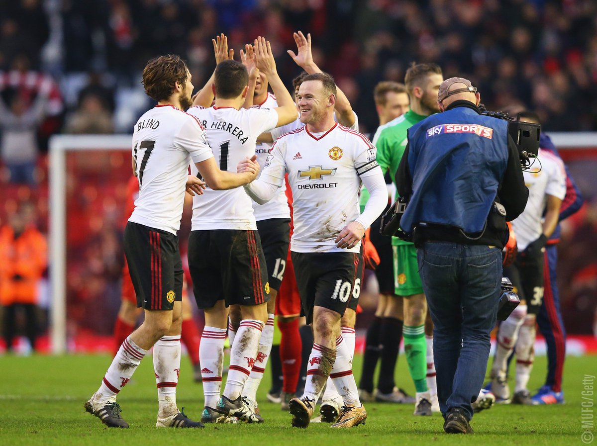 ManUtd's tweet photo. Nothing beats a win at Anfield! Relive the action from today's victory: https://t.co/VbagDCnNx1 https://t.co/qn4cqGFHek