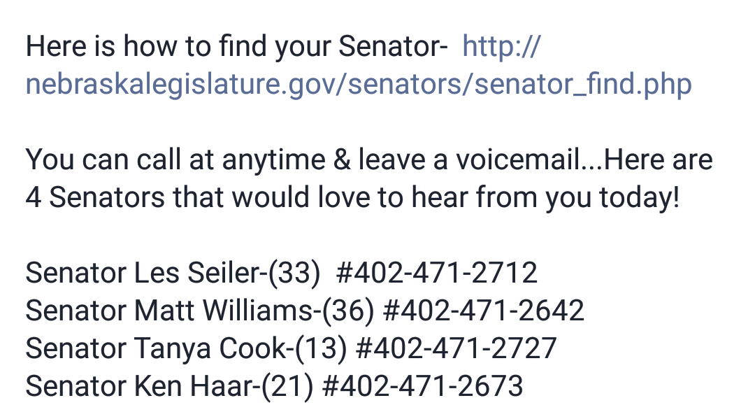 NFOA_Official's tweet photo. Below is a great example of why LB289 must pass. #OneStateOneStandard #NELeg https://t.co/14NZzk57rw https://t.co/wCzRxmQmcF