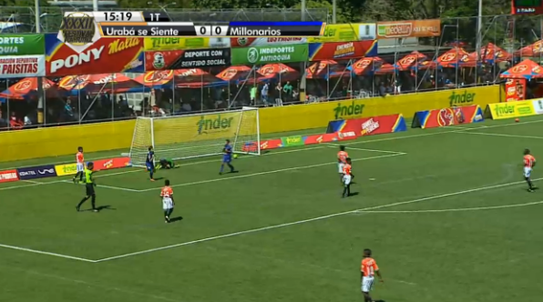 AntDeportiva's tweet photo. ¡¡¡GOOOOOOOOOOOOLLLL de Millonarios!!!
A los 15 minutos del primer tiempo abre el marcador y se impone sobre Urabá. https://t.co/kD8mVv3fnq