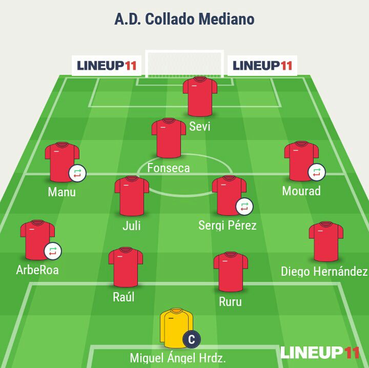 El equipo jugo con :