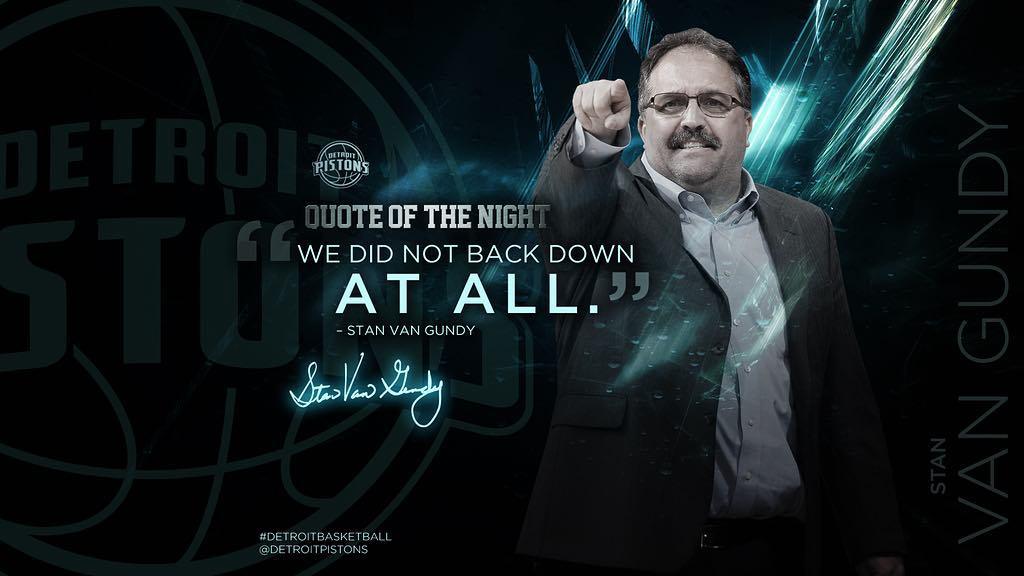 DetroitLovesY0U's tweet photo. SVG talks about the #Pistons play in our Quote of the Night presented by Southeast Michigan Ford Dealers. #DetroitB… https://t.co/u7XH3tA9mB