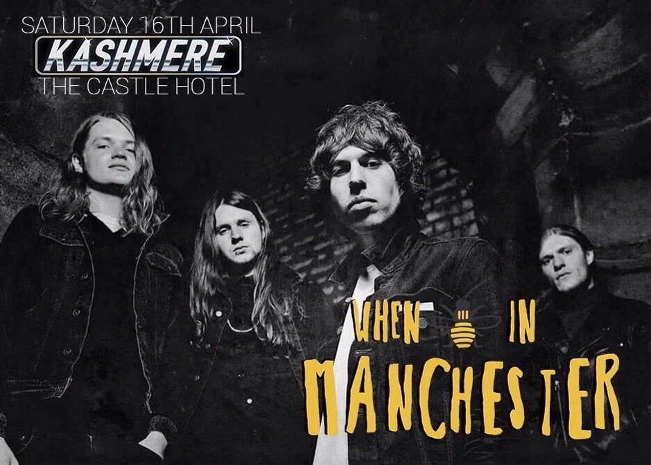 🐝 <a href="/Kashmereband/">KASHMERE</a> play #WhenInMCR <a href="/thecastlehotel/">The Castle Hotel</a>  on Saturday 16th April! On sale now: bit.ly/21egEeJ 🐝