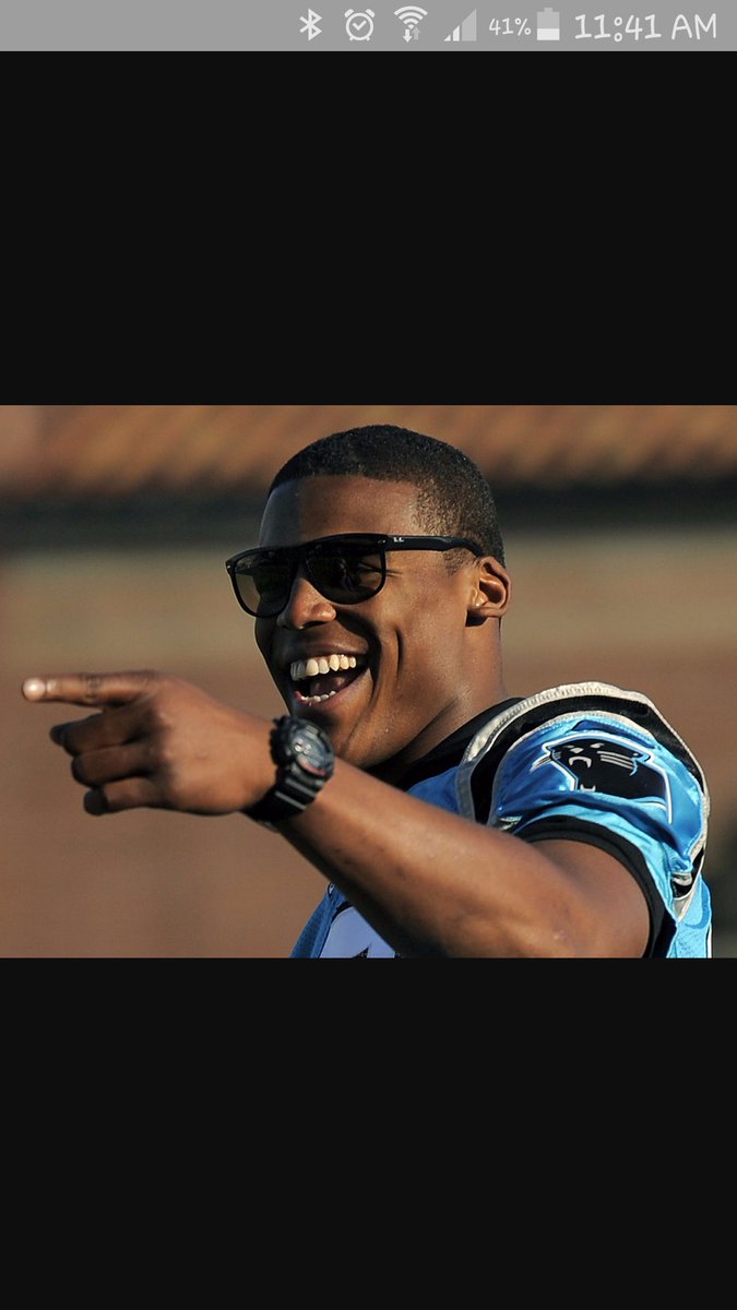 Cgalligos's tweet photo. Cam Newton at halftime today #SEAvsCAR https://t.co/dcaJste4nD