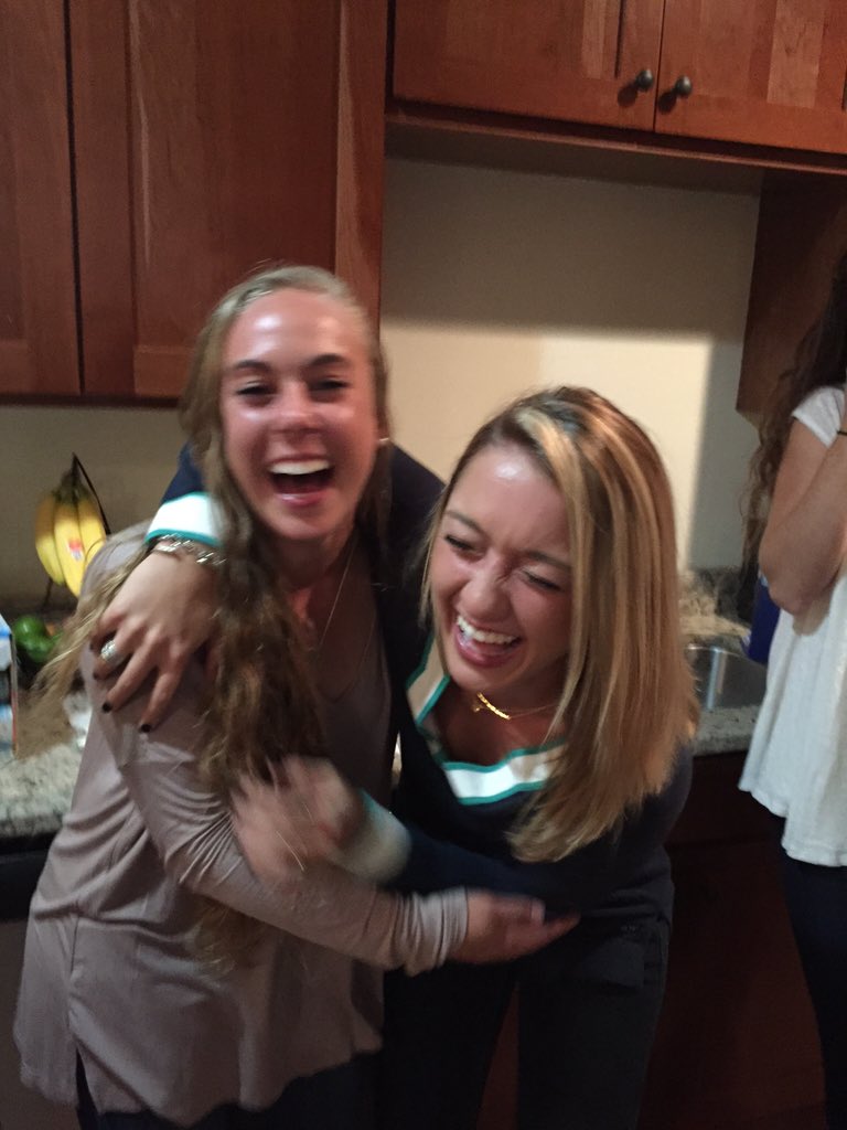 robbielisabeth's tweet photo. HBD to these beautiful teammates!!! @jordanvancleave #Sam https://t.co/ct0JmwiXeH