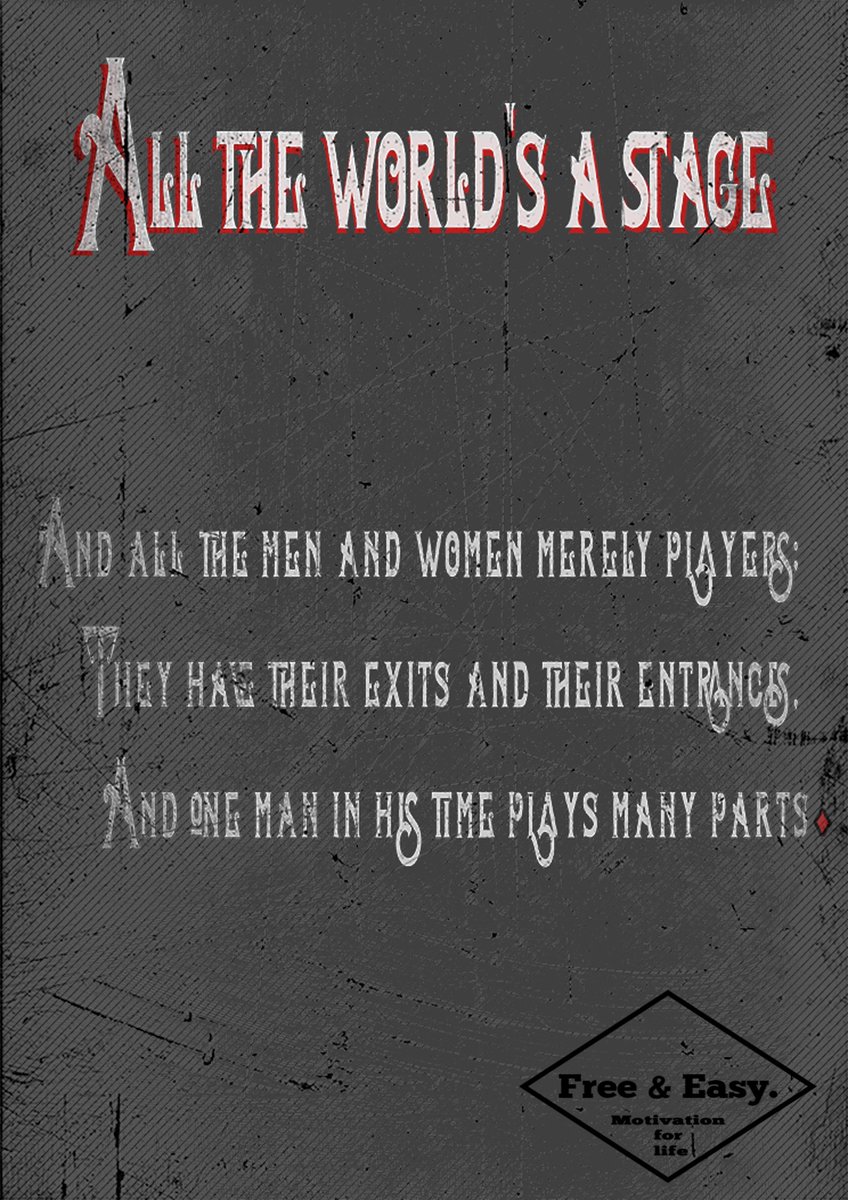 FREEANDEASYY's tweet photo. All the world’s a stage.
Digital Download available on Etsy.  

https://t.co/PsXHpjNJTe https://t.co/4DTy0qD9P6