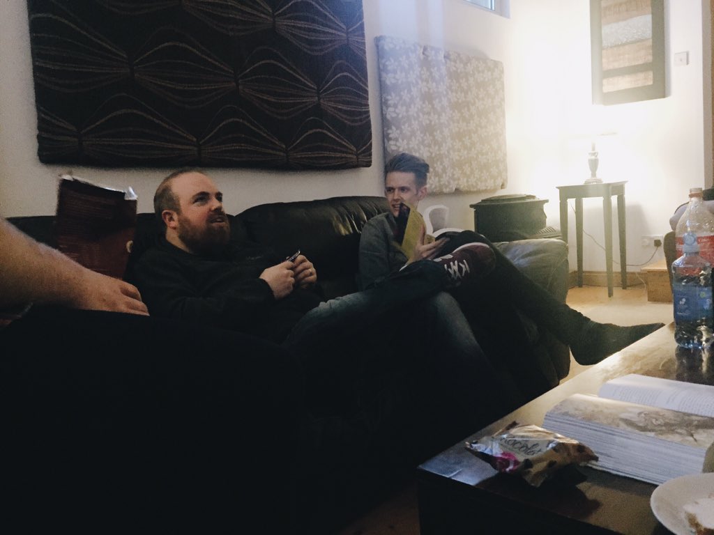 Spent the day with <a href="/philipmagee/">Philip Magee</a> preparing for some studio time. Looking forward to working with him in February!