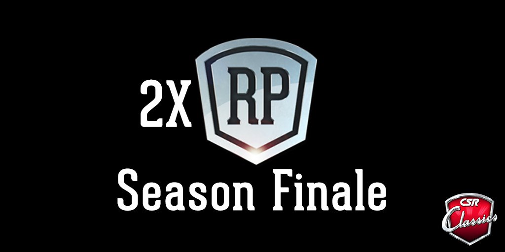 CSRClassics's tweet photo. It's DOUBLE RP until the end of the season! Race up the leaderboards and secure your prize! https://t.co/rNsJJJVA7e