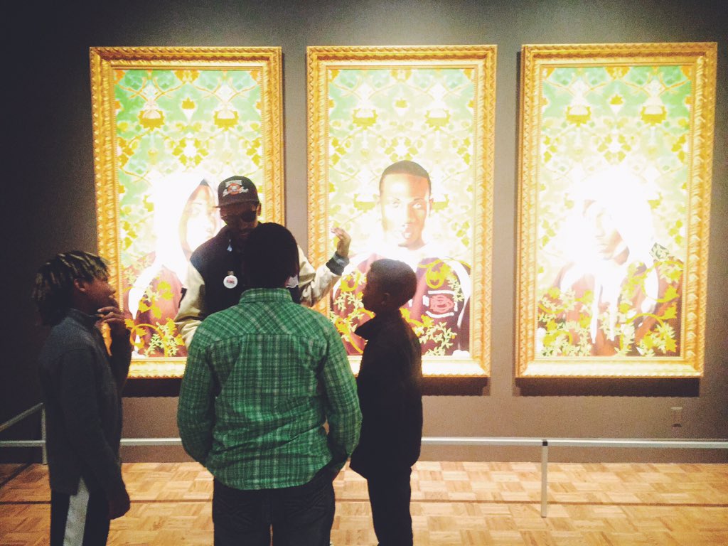 DDiddyDotMPEG's tweet photo. @DIADetroit 30 Americans Exhibit showing showing the youth what's cool... #Detroit #artculturedetroit #30plusus https://t.co/KTMB8uqYst