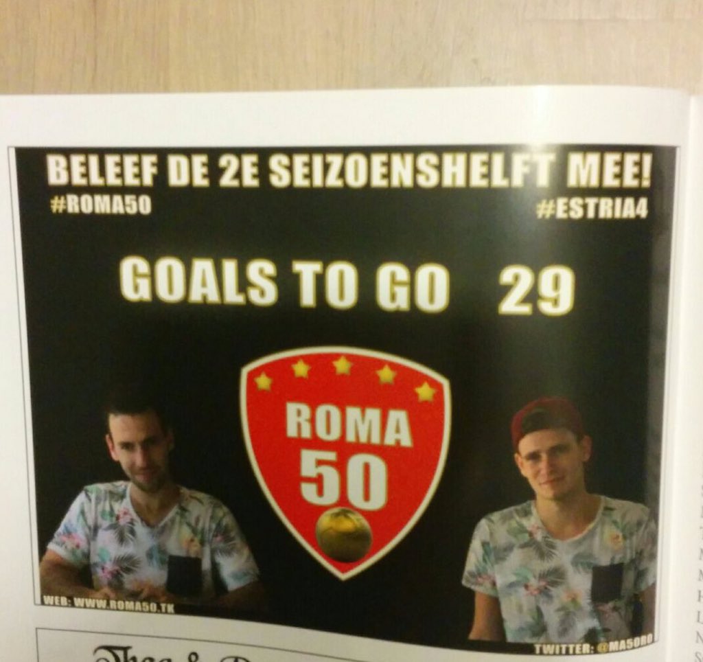 Ma50Ro's tweet photo. Zelfs in de Esterse carnavalskrant is #RoMa50 vermeld! Volg de missie van Estria 4 vanaf 14 februari https://t.co/TMzikSQOFi