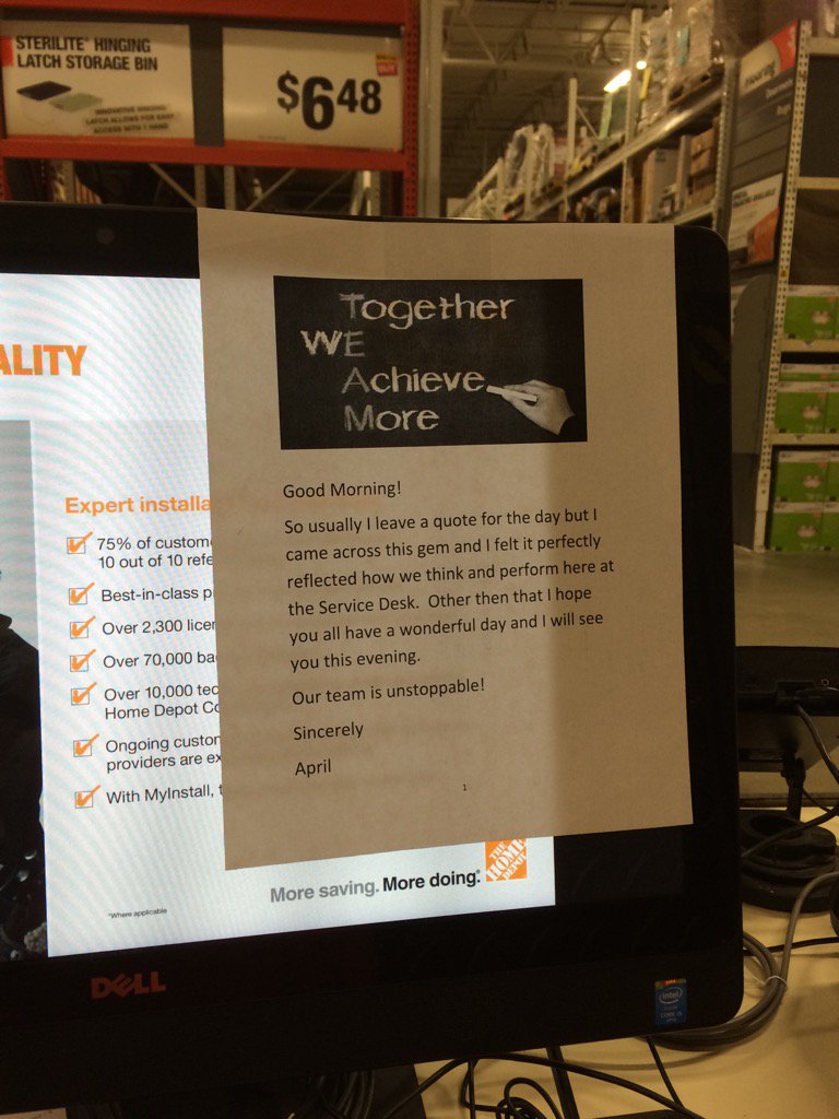 mekasmhd's tweet photo. This type of inspiration is written when April works. She is a new associate who is living our values..... https://t.co/fRdeGpXZ9o