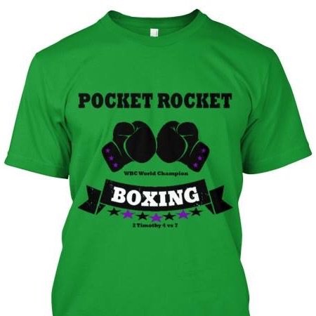WayneMcCullough's tweet photo. Possible new color for a #PocketRocketBoxing tshirt. If I get enough interest, I'll create a campaign for it 🍀 https://t.co/Dwj07iKWfI