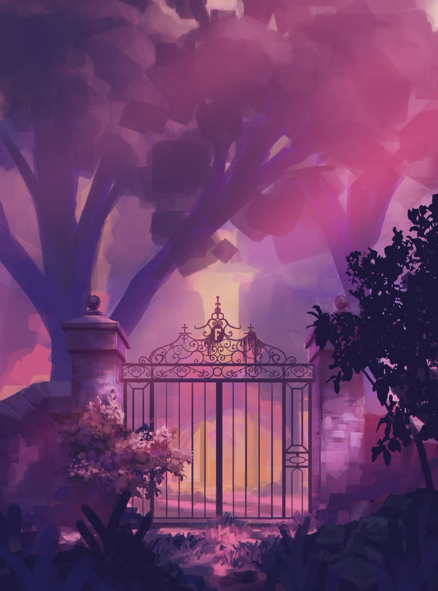TomPrante's tweet photo. Old Gate #digitalpainting 
Watch the process! https://t.co/d7OemjLHVU https://t.co/TJFc65cL9l