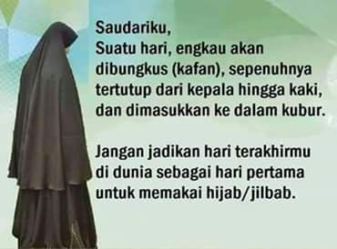yaomiimma's tweet photo. Jangan jadikan hati terakhirmu didunia sbg hari pertamamu berhijab https://t.co/kOgKhvhnPI
