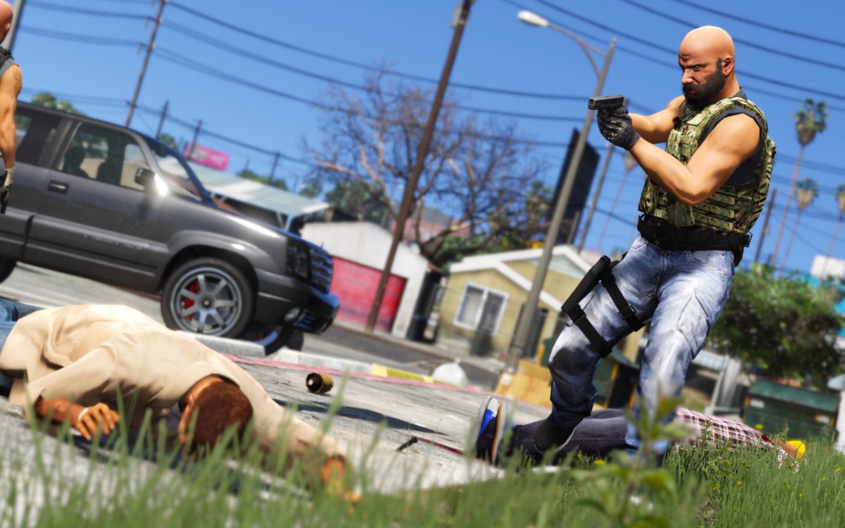 LSPD_N_Taylor's tweet photo. The LSPD Gang Unit served 8 Arrest Warrants for Vagos gang members in connection to the beating of Officer Taylor. https://t.co/Uz0dys0WZN