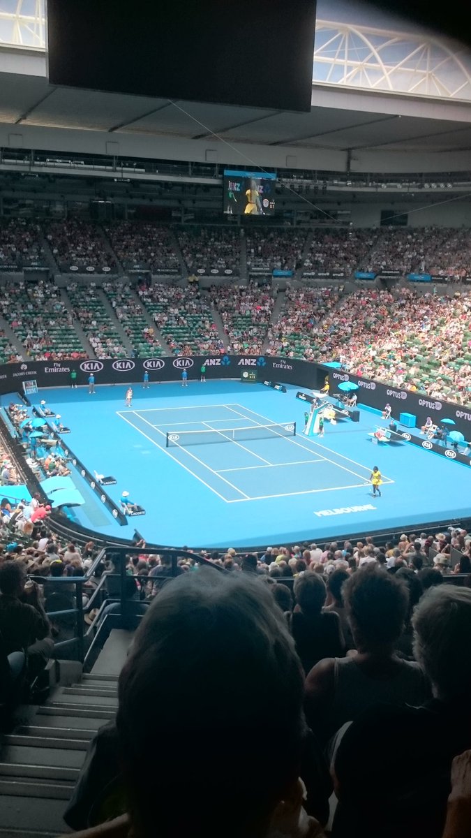 JontyTheCaller's tweet photo. Its your fault that you're not here! #AusOpen #greatseats #greatday #paiddouble https://t.co/uOYg0b4lnI