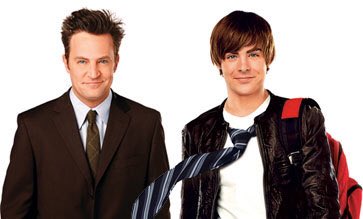17blackstyIes's tweet photo. plot twist: both zac efron and matthew perry are having 17 again reunion so that's why they can't attend friends&amp;hsm https://t.co/1L3bSZPvin