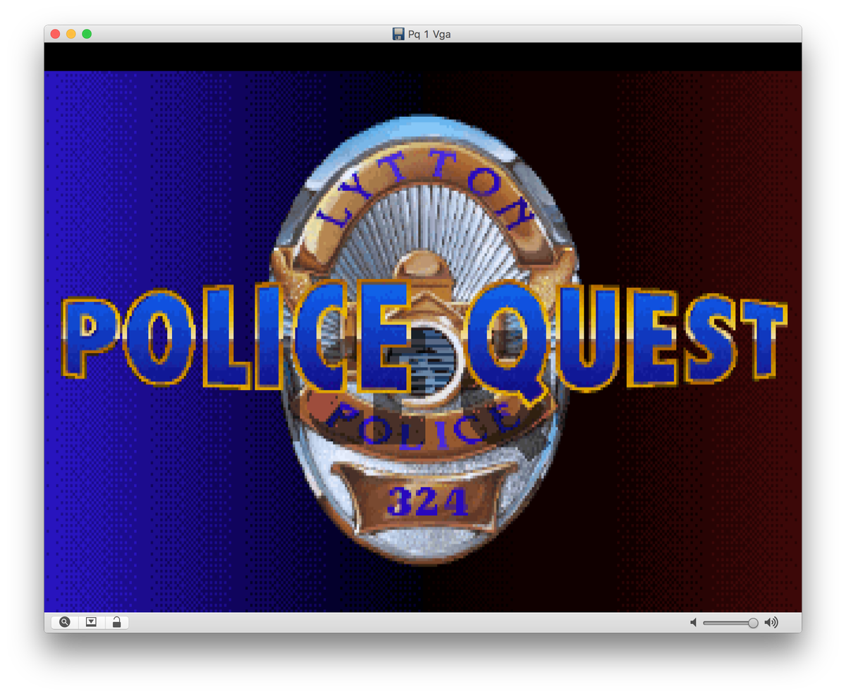 velouria's tweet image. Just played (again) #Sierra's Police Quest (1987) and the VGA version remake (1992). #retrogrames