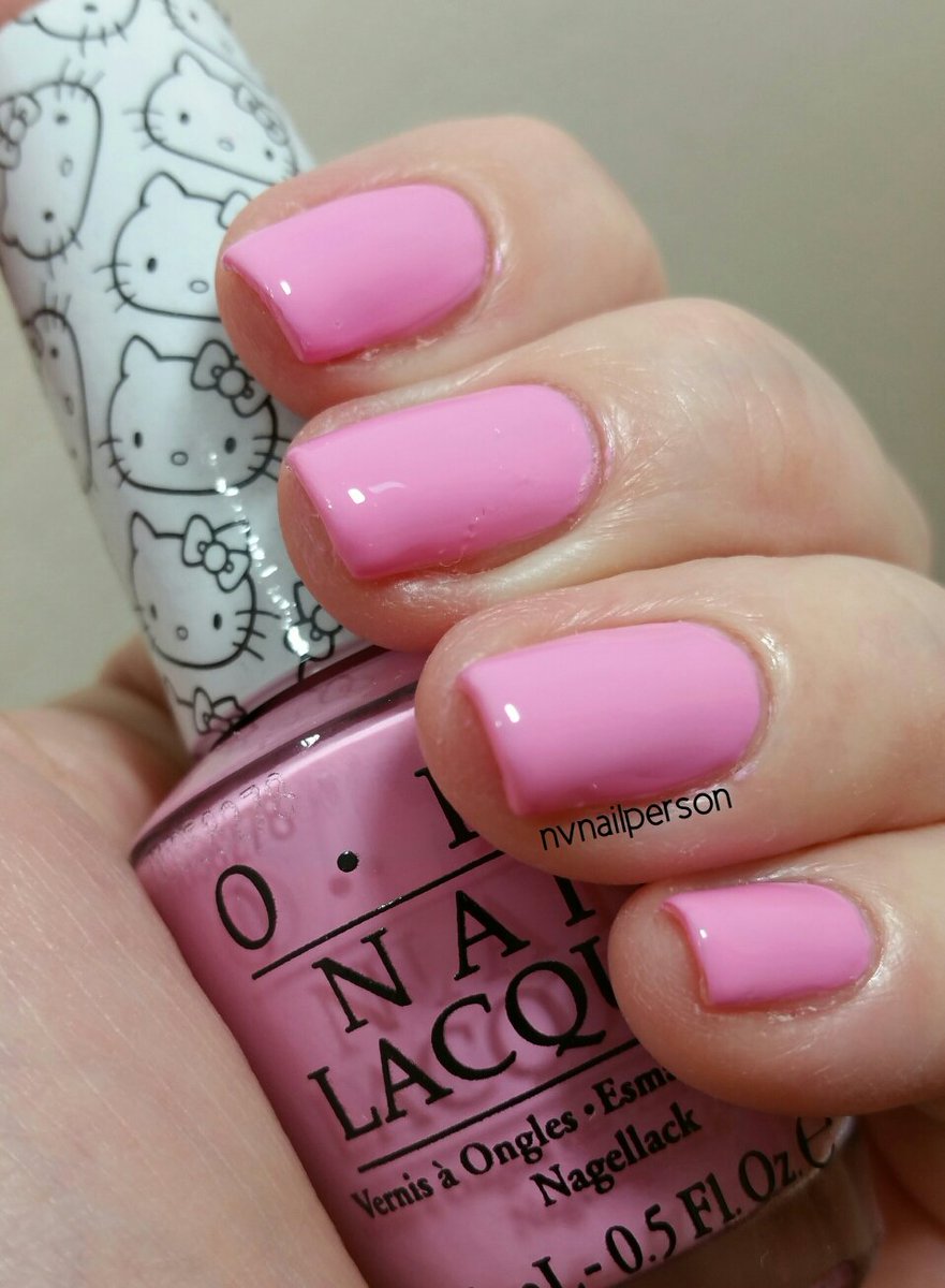 nvnailperson's tweet photo. #notd #nailpolish #nailpolishaddict #OPI #LookAtMyBow. #HelloKitty @OPI_PRODUCTS https://t.co/Nu9gcuTdy3