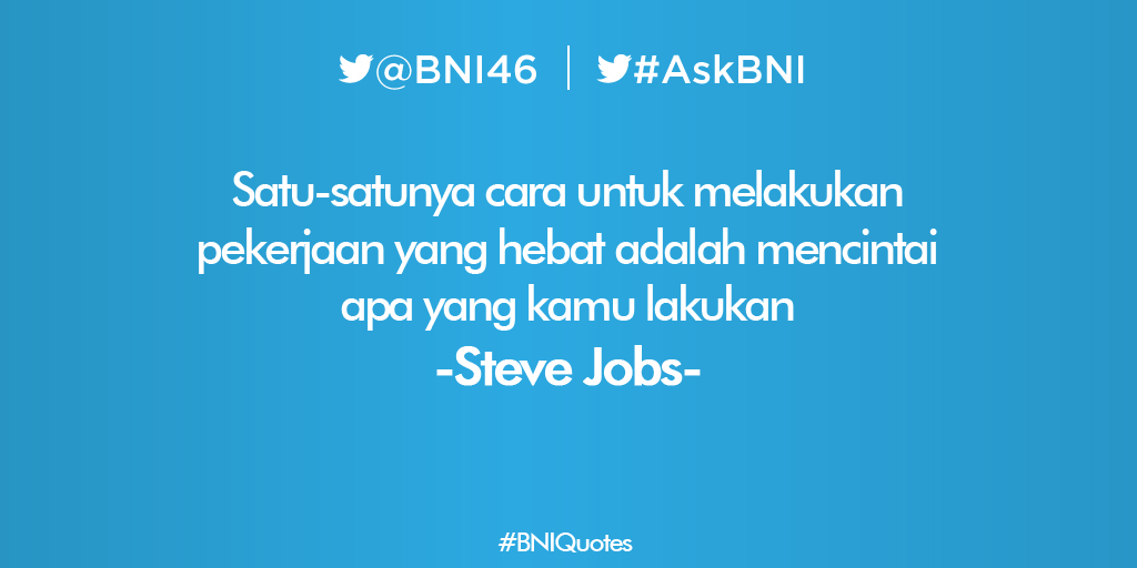 BNI's tweet photo. Selamat pagi dan selamat beraktivitas :) #BNIQuotes https://t.co/G3fGj5ylyf https://t.co/WCW4j20IHY