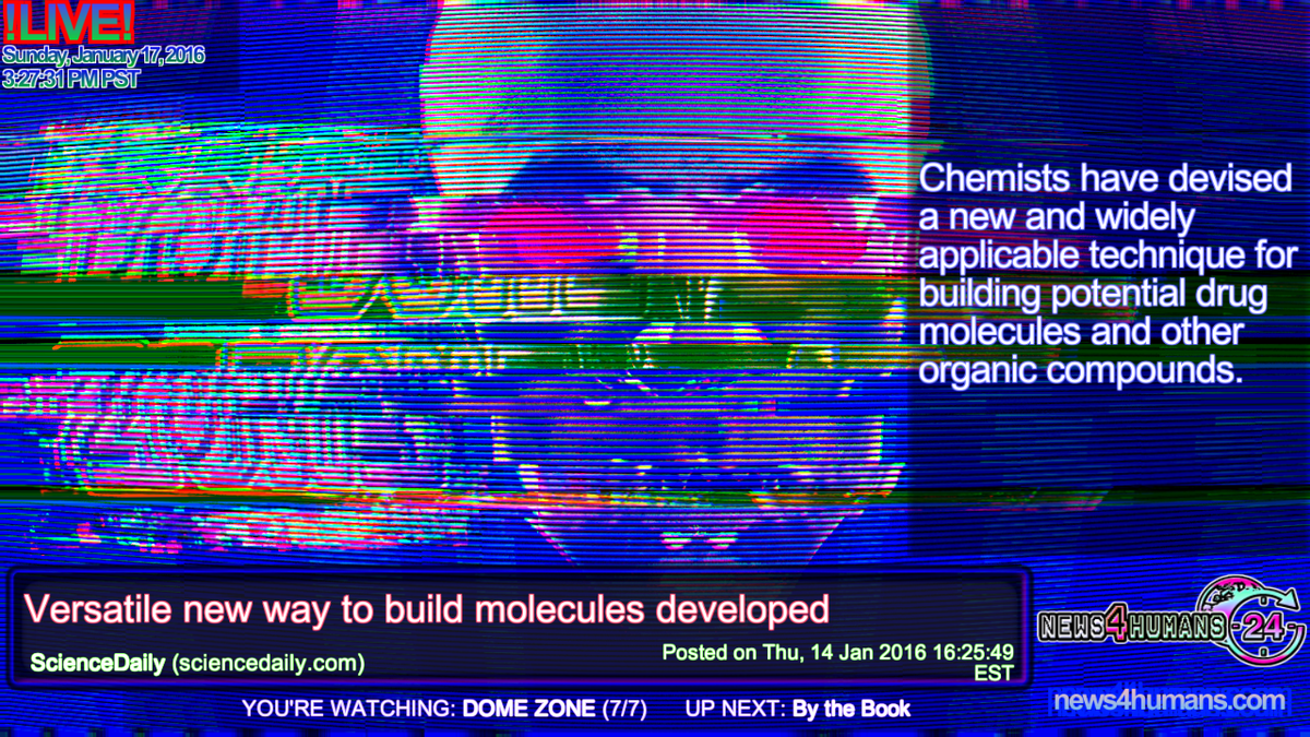 DOME ZONE via  ScienceDaily: Versatile new way to build molecules developed sciencedaily.com/releases/2016/… #science