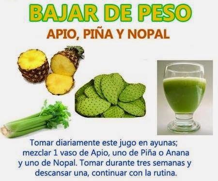 Recetas bajar peso