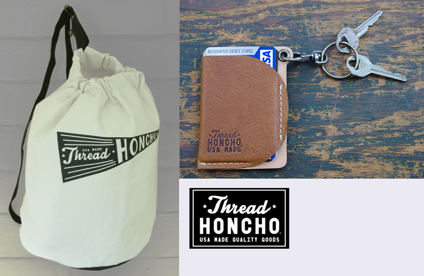 BuyingAmerican's tweet image. Check out @threadhoncho for #MadeinUSA canvas &amp;amp; leather goods, like this thin card wallet/keychain. #EDC