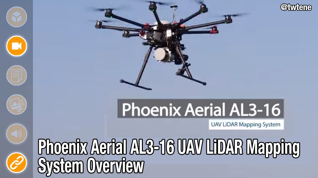 TwTeNe's tweet image. Phoenix Aerial AL3-16 UAV #LiDARMapping System Overview  @Phoenix_Aerial goo.gl/FZxzBn