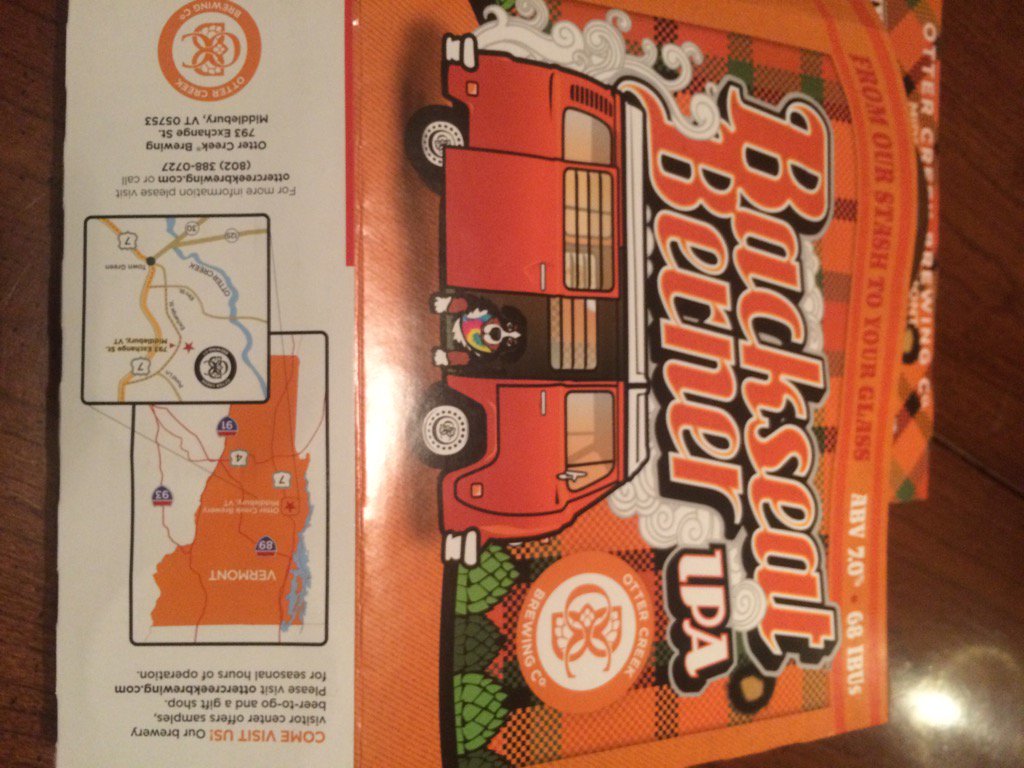 denniswb1135's tweet image. Found a new beer I have tried! #beerstudy #ottercreekbrewery #Vermont