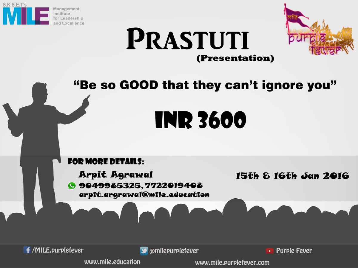 milepurplefever's tweet photo. #MILEPune #AnnualFest #PresentationCompetition https://t.co/IiqK43lqnA