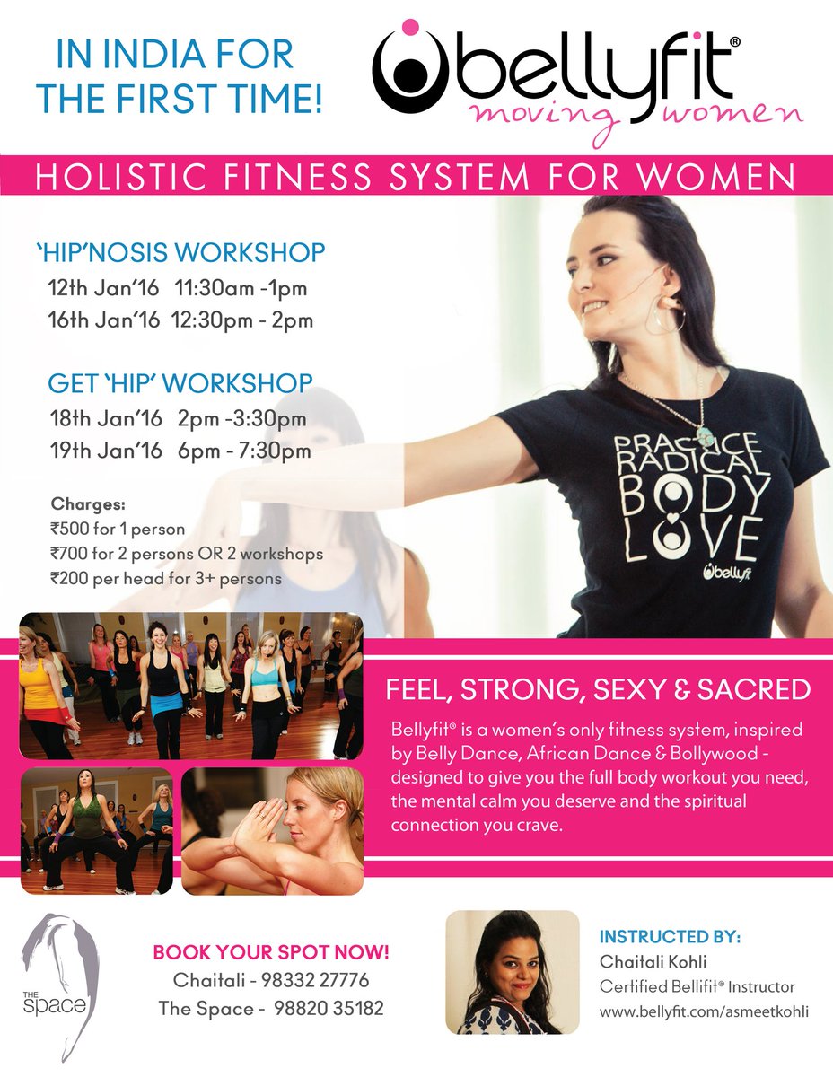 BellyFusionFest's tweet photo. Bellyfit in Mumbai for first time! #workoutWednesday #fitnessfashion #Mumbai #2016 #newroutine https://t.co/lzpuuW1zpE