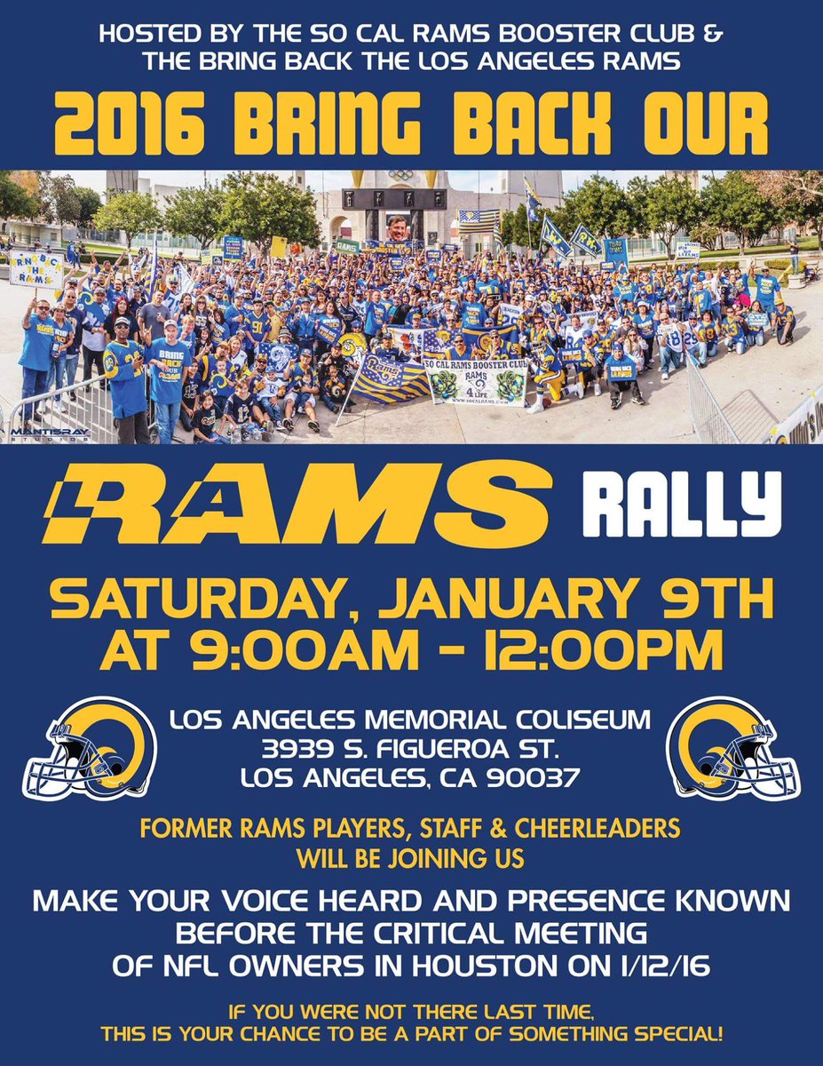 SoCalRamsBC's tweet photo. @EricDickerson We would be very honored if you attended. #HOF1999 #SoCalRamsBoosterClub #RAMS2LA 🏈 https://t.co/DEP10nFQIj