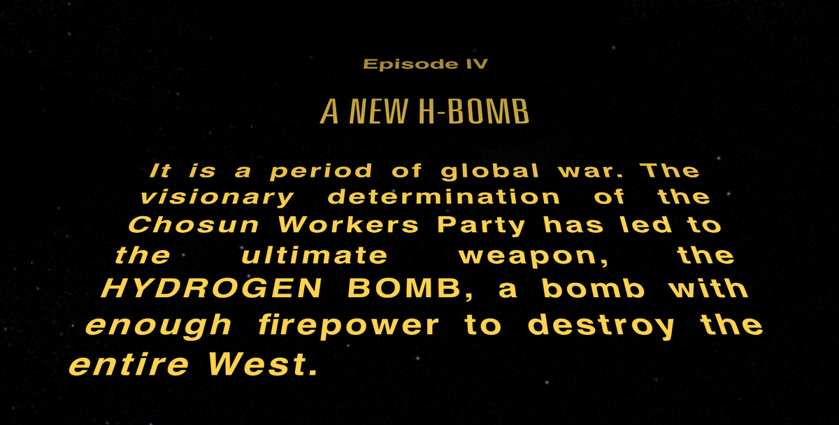 North Korea chose an odd format for their announcement