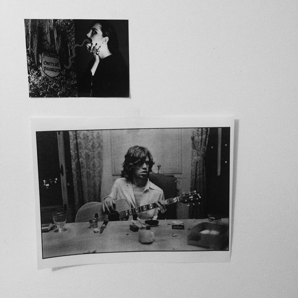 jsvatina's tweet photo. Mick Jagger &amp; The Rolling Stones at Nellcôte... My vibes for the year https://t.co/LEmxL42FOn
