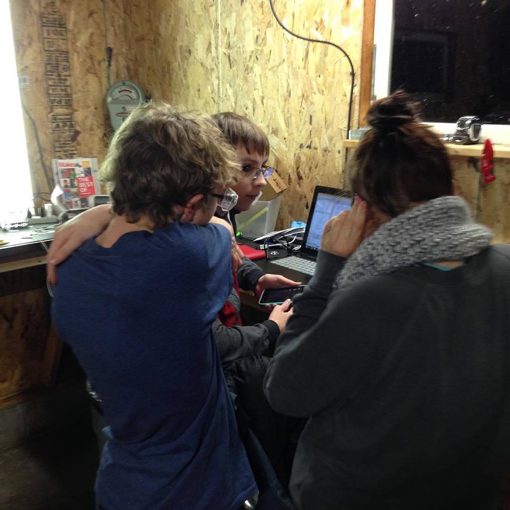 Otherbots's tweet image. Trying to get the program figured out so that we can get the climbers in the shelter. #javaissues #robot #climbers …