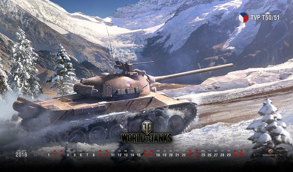 World Of Tanks 日本公式 Sur Twitter 今月の戦車壁紙はチェコのtier10 Skoda Tvp T 50 51です カレンダー版もありますので是非ご活用ください T Co Xjupnt076z T Co Y0g5itzi8q