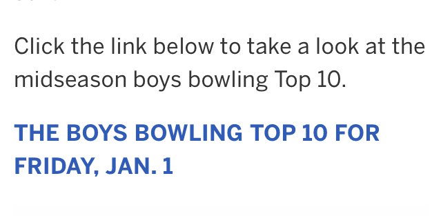 jay3npat3l's tweet photo. According to nj high school sports lenape bowling is 9th in the state...#bowltribe @LenapeAthletics https://t.co/gYka8PRXQr