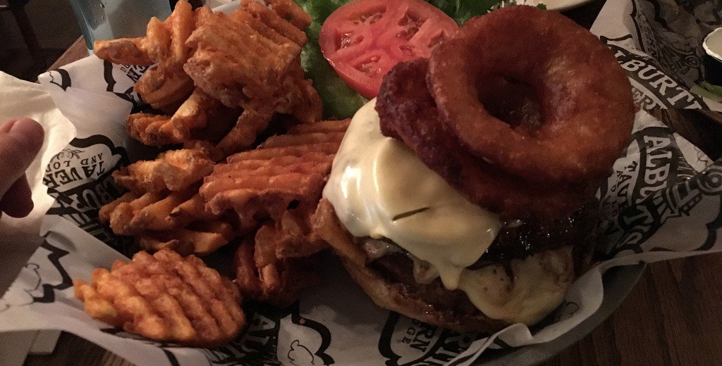 LVBurgerBlog's tweet photo. What has a double patty, double cheese, and can only be found at Alburtis Tavern?
https://t.co/H1GjHXC5V9 https://t.co/T0mHFp01Y6