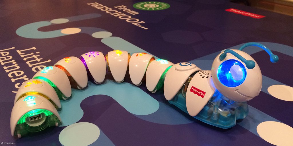 FisherPrice's tweet image. We’re excited to unveil the Think & Learn Code-a-Pillar at #CES2016. Use #Codeapillar to join the convo!