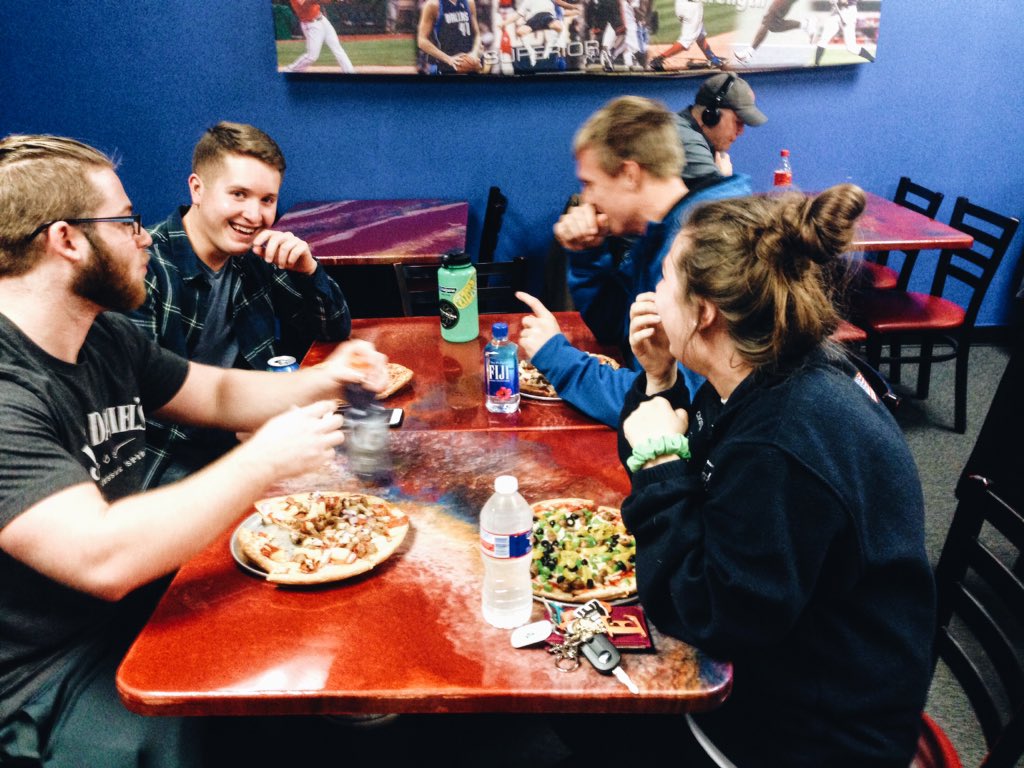 HopeDallas's tweet photo. Made my friends some pizzas! Come by Soul Fire Pizza in Frisco for yumminess! I'll make it special just for YOU! 🍕🔥 https://t.co/1Il7mfF6WR