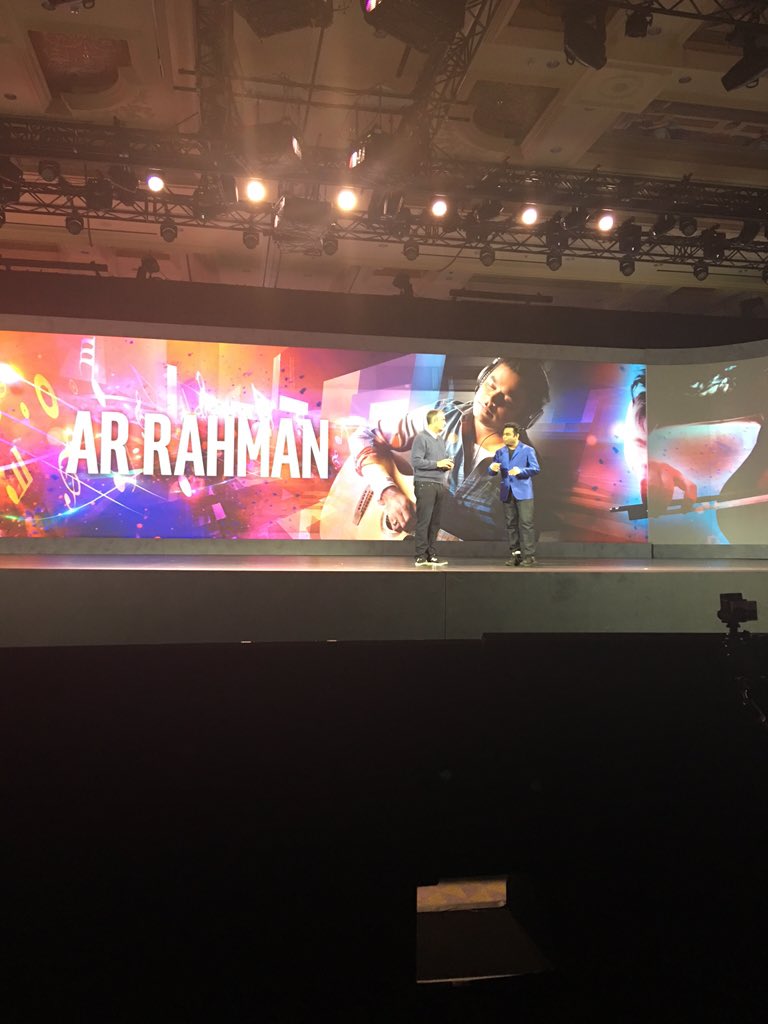 engadget's tweet image. Hey @arrahman! @intel #EngadgetCES #CES2016
