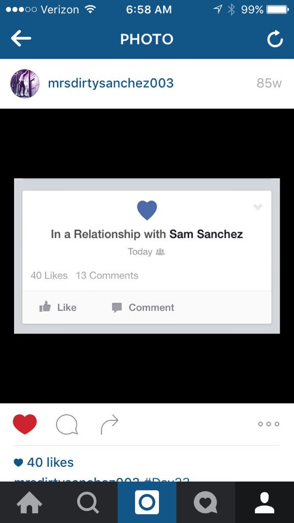 Mags003's tweet photo. 85 weeks ago my life changed forever. #58days #futuremrssanchez #happyAF https://t.co/sxAfxl12NB