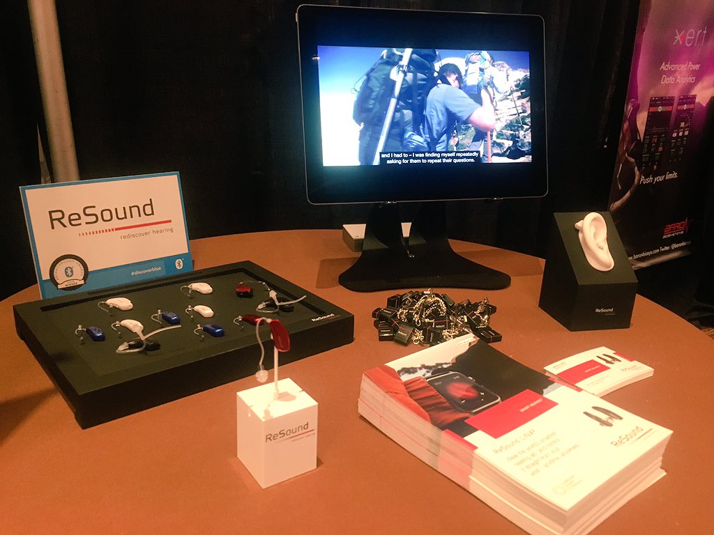 resoundus's tweet photo. Kicking off #CES2016 at #DiscoverBlue where our own #ReSoundSmart app was recognized as a Breakthrough Award winner! https://t.co/lfIbykV97X