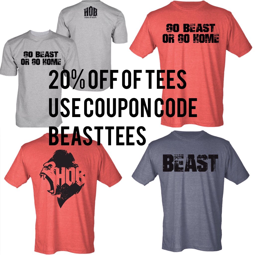 houseofbeasts's tweet photo. perfect tees for working out.. https://t.co/281IEbaAmO https://t.co/A6rmwQr9q0