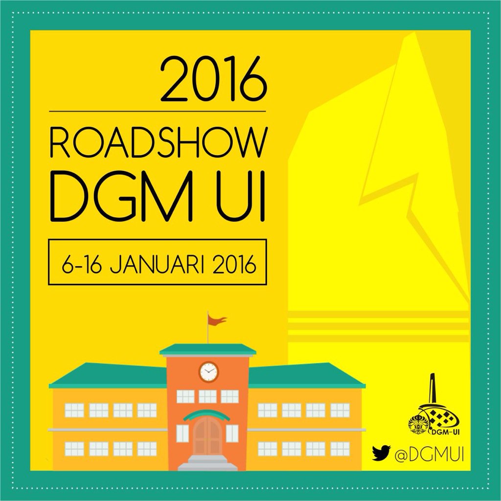dgmui's tweet photo. Tunggu kedatangan kami di sekolah kalian!!! https://t.co/dbuZzDYCg0