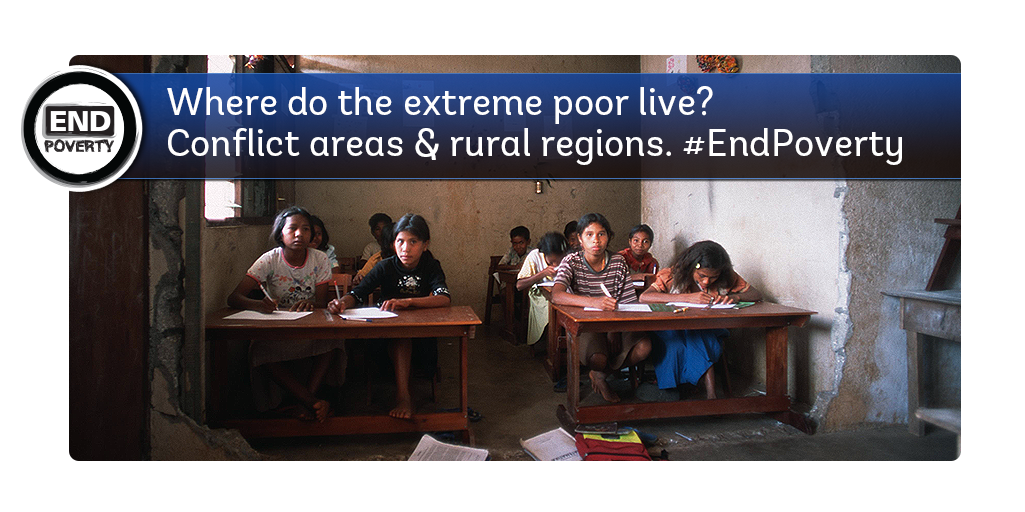 WorldBank's tweet image. By 2030, 1/2 of world’s poor will live in countries affected by fragility/conflict/
violence wrld.bg/WFG14